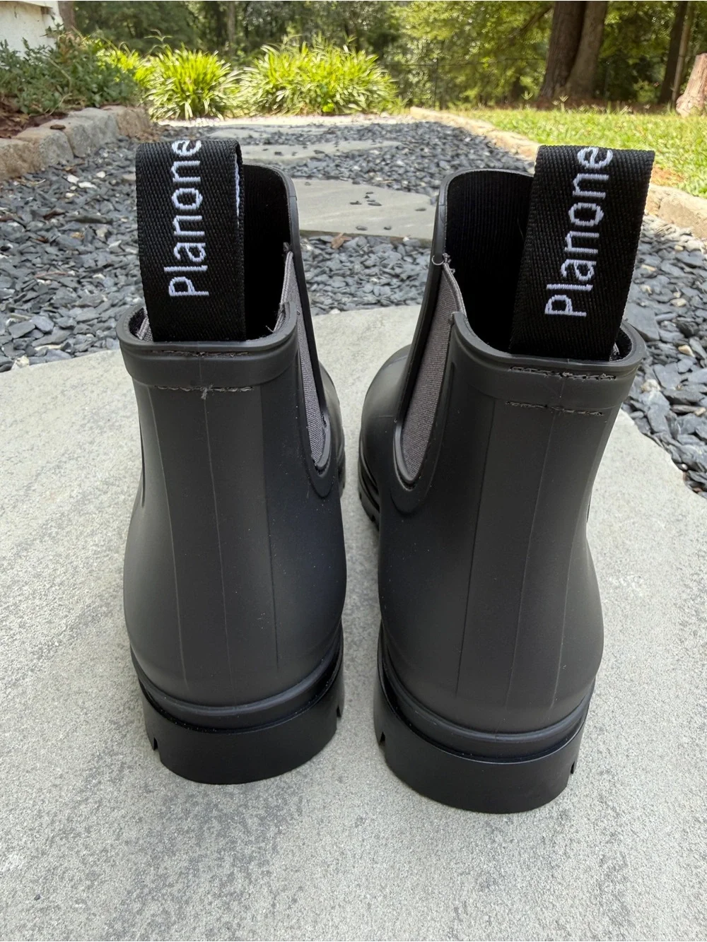 NWOB Planone Original Chelsea Rain Boots in Black US Size 8